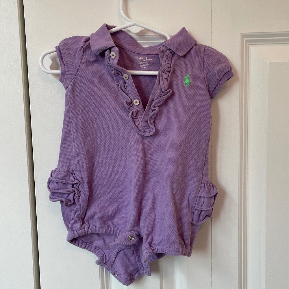 Ralph Lauren Purple One-Piece 3M